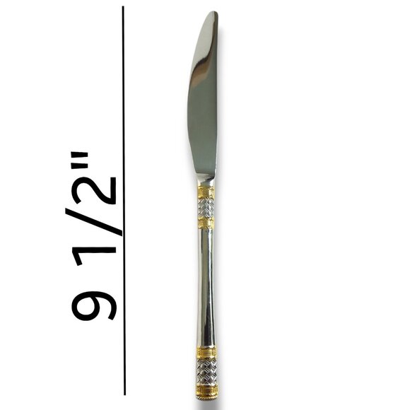 Wallace Golden Corsica 5 Piece Place Setting 18/10 Stainless Steel Flatware - Picture 4 of 10